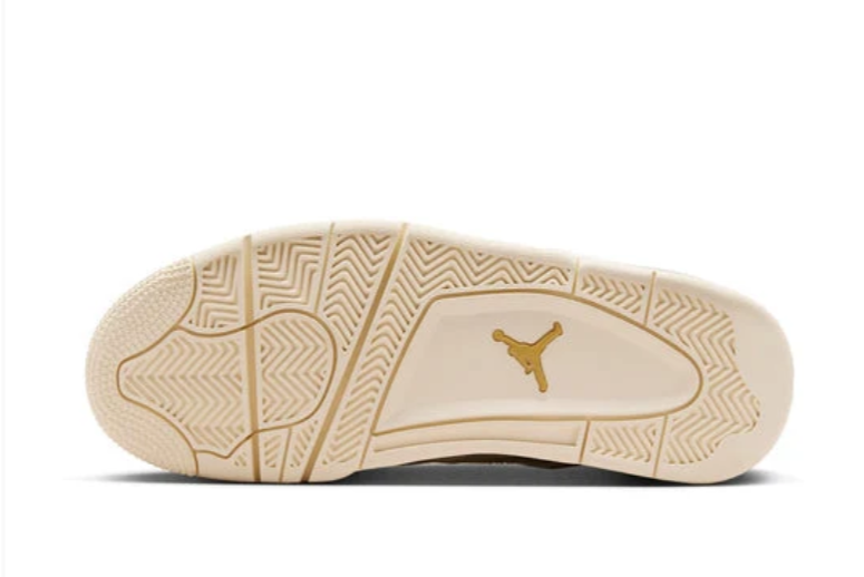 Air Jordan 4 Retro Metallic Gold Iconic Style Footwear
