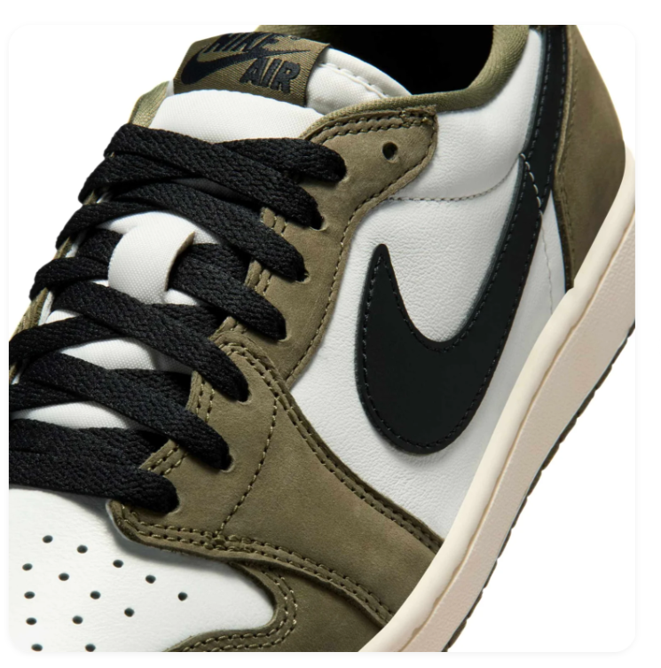 Jordan 1 Retro Low OG Medium Olive