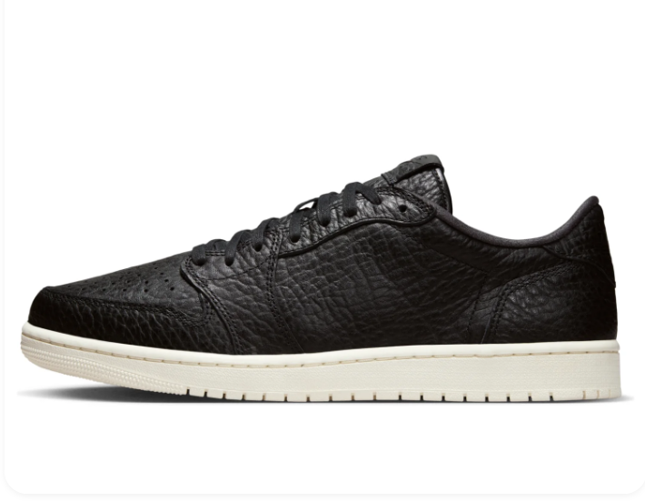 Air Jordan 1 Low OG 'No Swoosh Pack Black' 848775-005