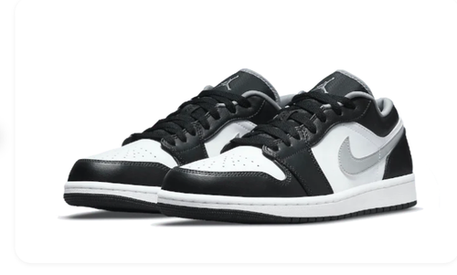 Air Jordan 1 Low Black White Particle