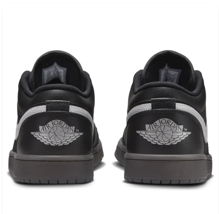 Air Jordan 1 Low 'Black White Dark Smoke Grey' HV5968-001