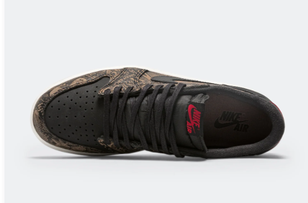 Air Jordan 1 Low OG 'Laser' - BlackVarsity Red-Summit White
