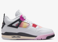 Air Jordan 4 Retro - Off WhiteFire Pink-Anthracite
