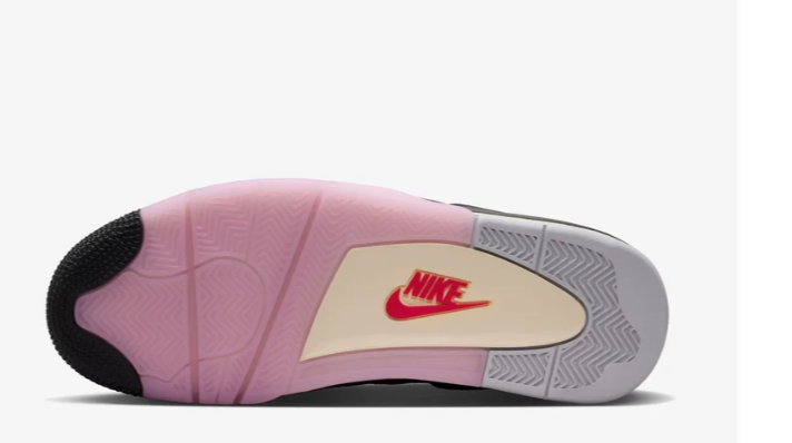 Air Jordan 4 Retro - Off WhiteFire Pink-Anthracite