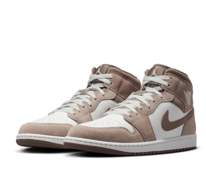 Air Jordan 1 Mid (Enigma Stone/Olive Grey)