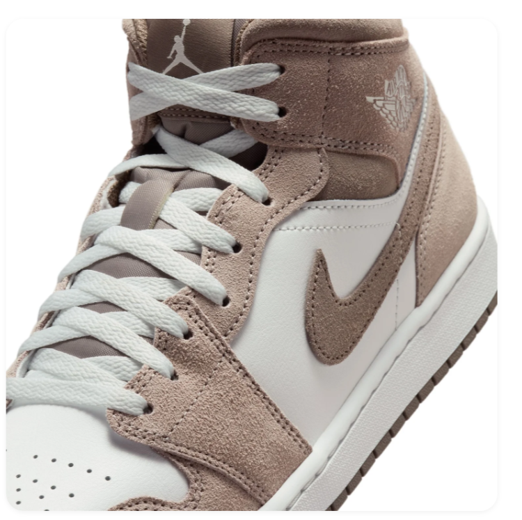 Air Jordan 1 Mid (Enigma Stone/Olive Grey)
