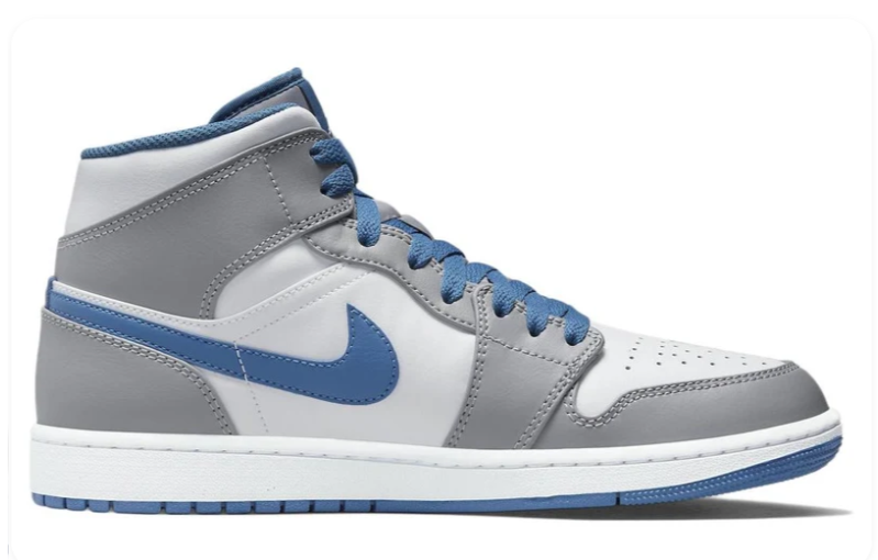 Air Jordan 1 Mid 'Cement Grey True Blue' DQ8426-014