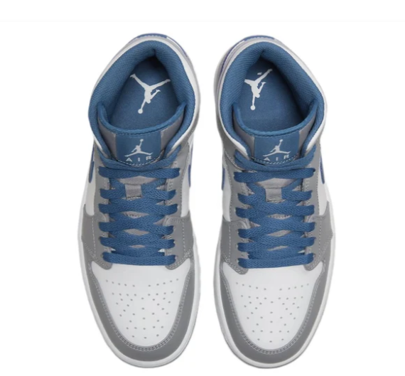 Air Jordan 1 Mid 'Cement Grey True Blue' DQ8426-014