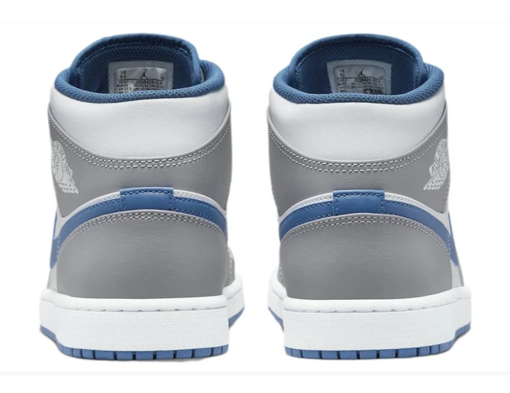 Air Jordan 1 Mid 'Cement Grey True Blue' DQ8426-014