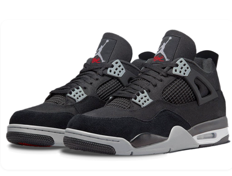 Air Jordan 4 Retro SE 'Black Canvas' DH7138-006