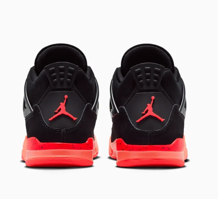 Kid's Jordan 4 Retro Black Infrared 23 Pre School