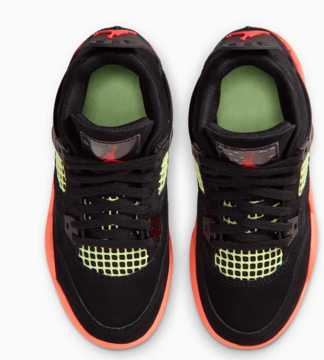 Kid's Jordan 4 Retro Black Infrared 23 Pre School