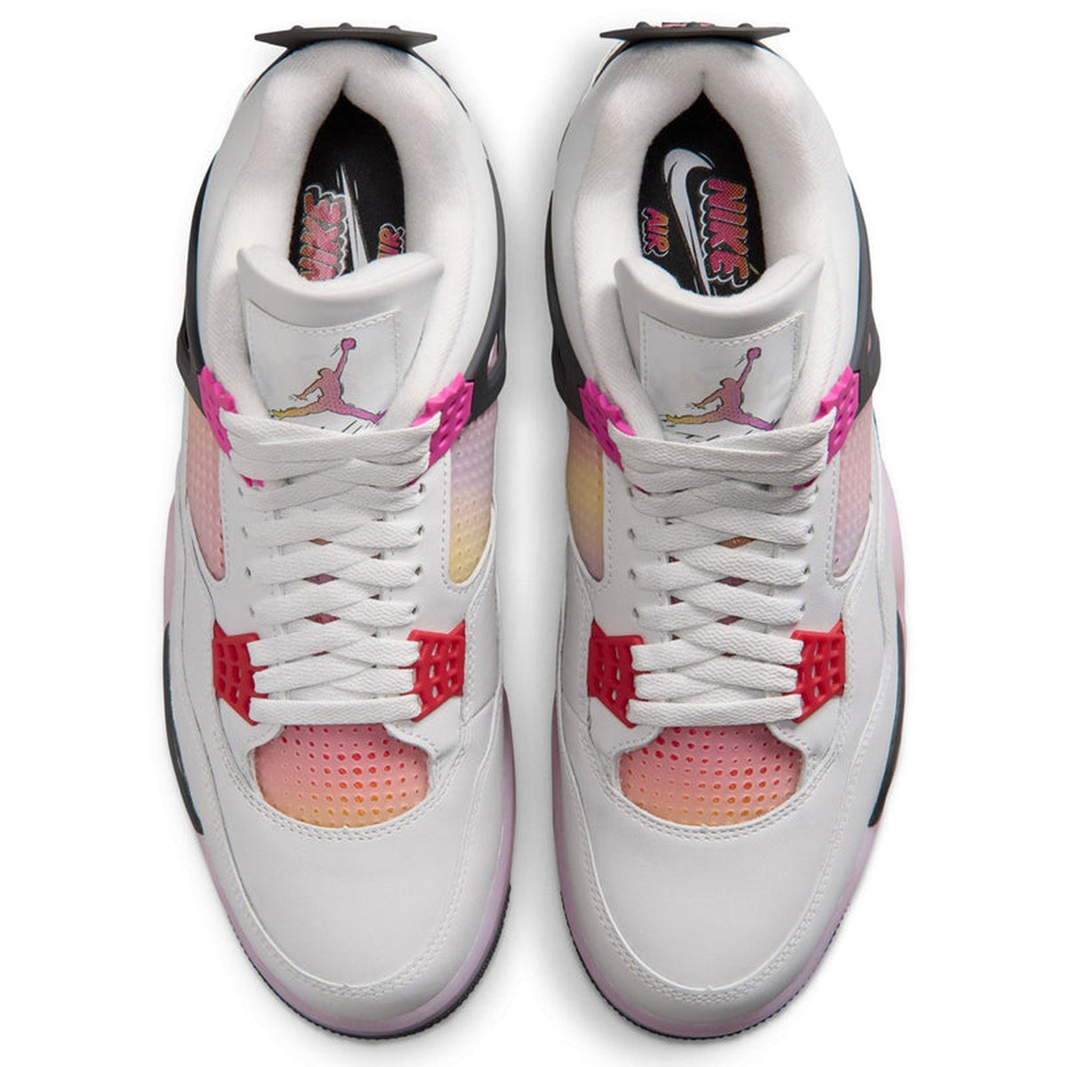 AIR JORDAN 4 RETRO  100OFF WHITEFIRE PINK-ANTHRACITE