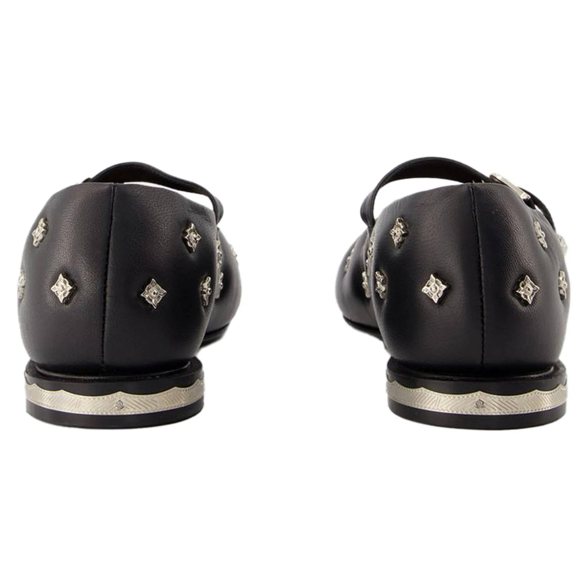 Aj1342 Ballerinas - Toga Pulla - Leather - Black