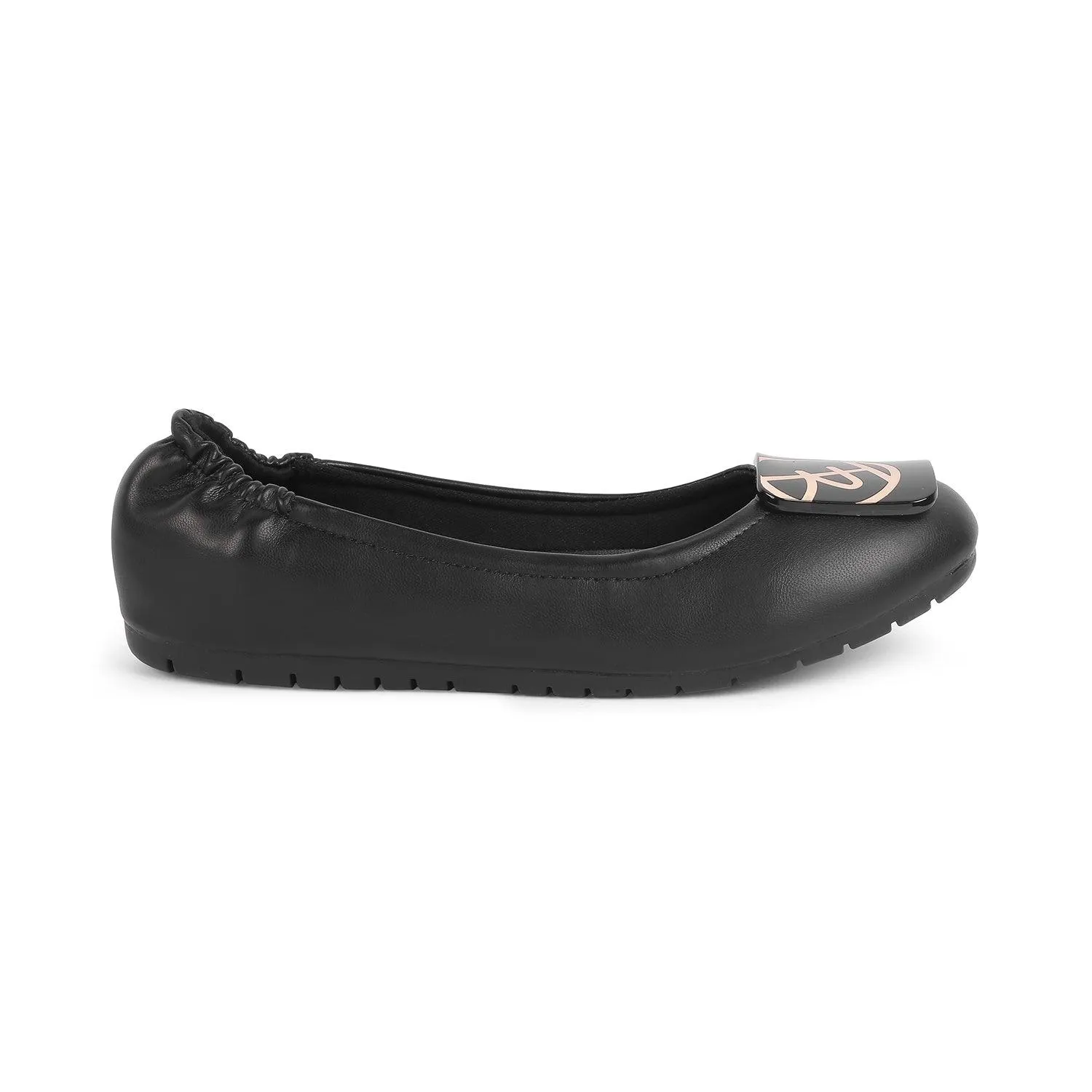 Tresmode Tre Black Women's Casual Ballerinas
